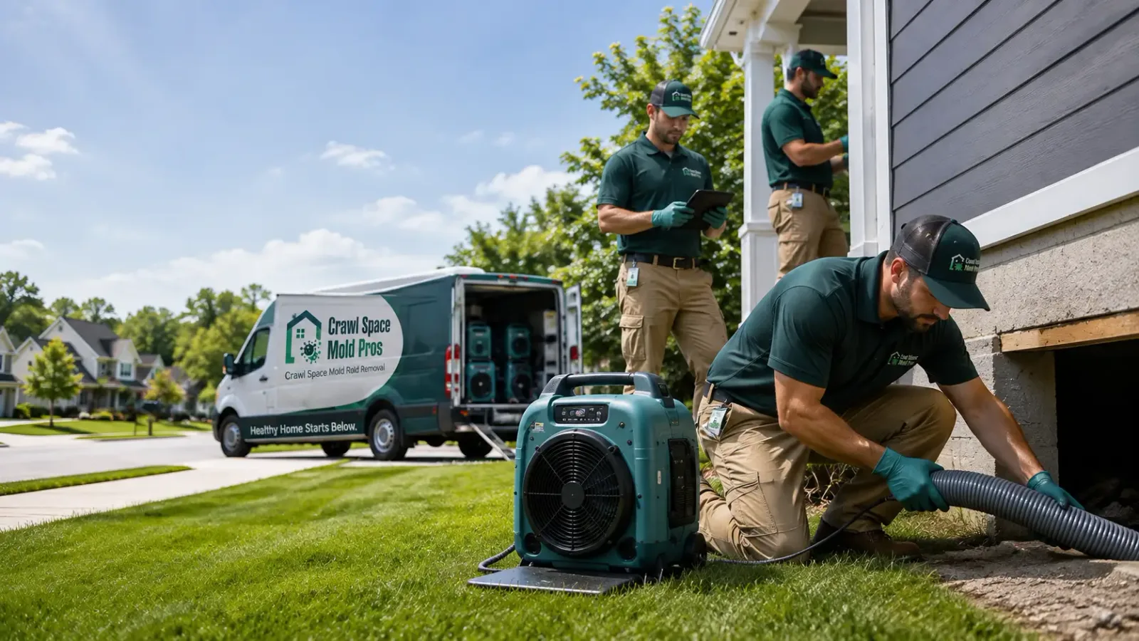 Crawl Space Mold Removal in Negley, OH